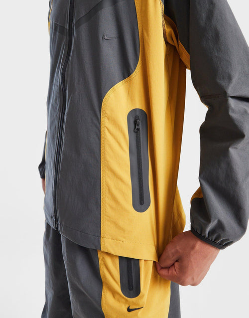 Tech Woven Full Zip Colour Block Jacket Junior