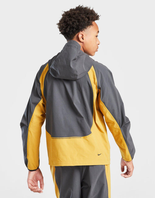 Tech Woven Full Zip Colour Block Jacket Junior