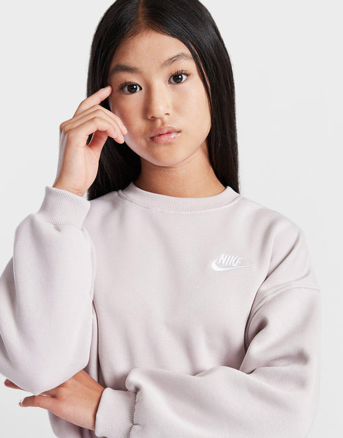 Club Fleece Crop Crew Sweatshirt Junior's