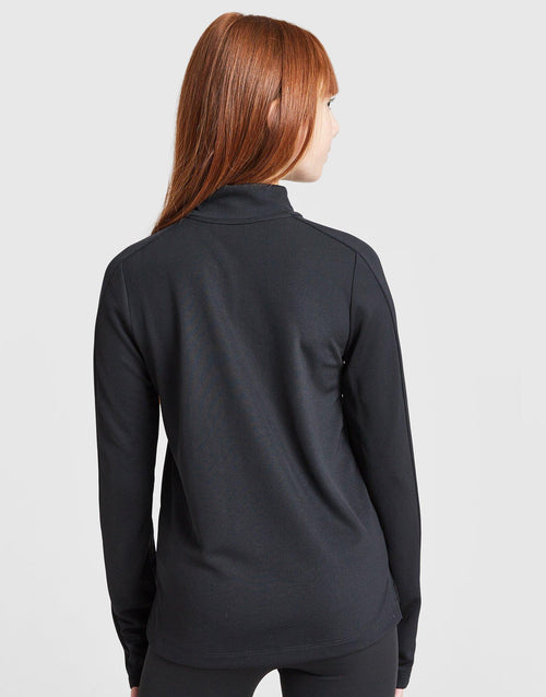 Girls' Swoosh 1/2 Zip Top Junior
