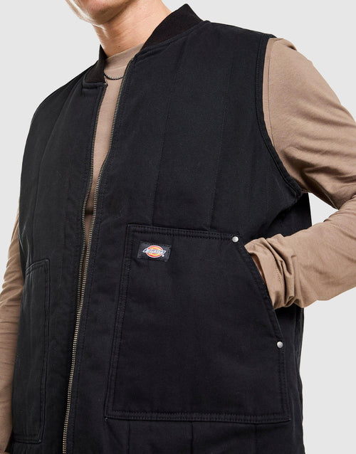 Quilted Full Zip Gilet