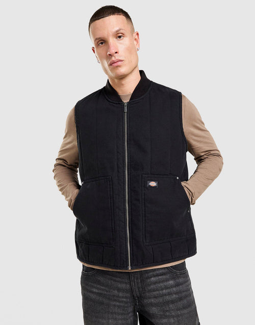 Quilted Full Zip Gilet