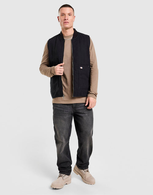 Quilted Full Zip Gilet