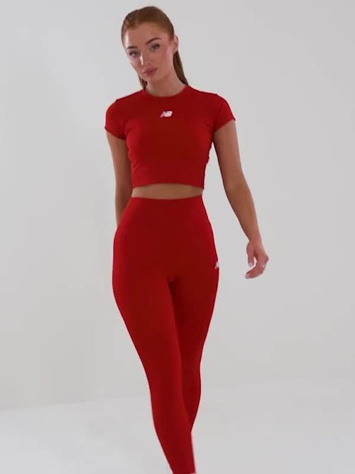 Logo Slim Crop Top