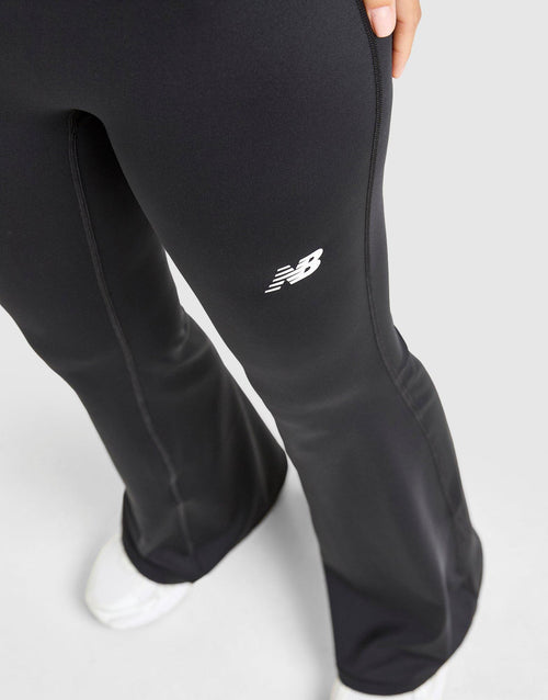 Logo U-Seam Flared Leggings