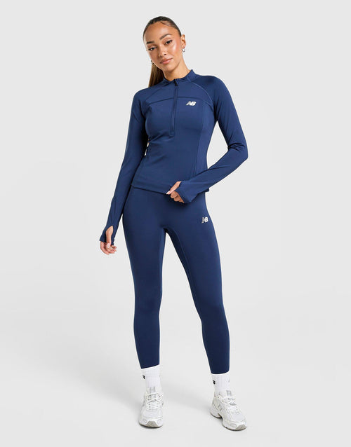 Logo 1/4 Zip Top
