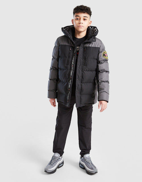 Raffino Colour Block Parka Jacket Junior's