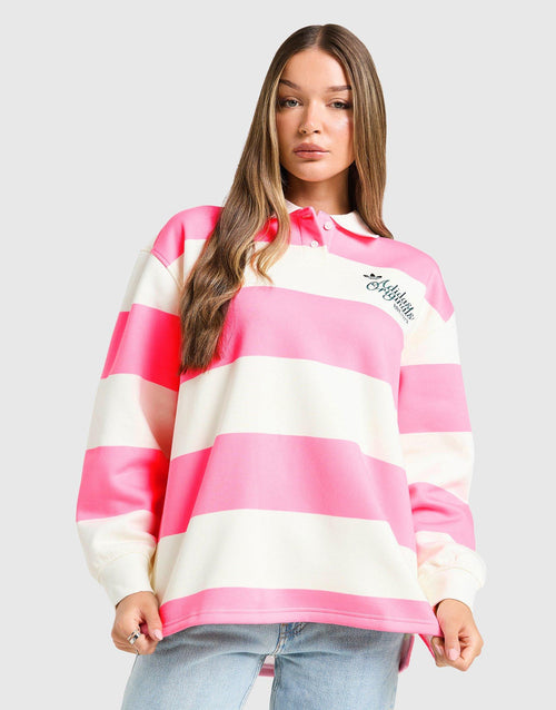 Stripe Rugby Sweatshirt