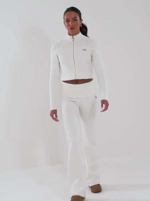 Knit Full Zip Track Top