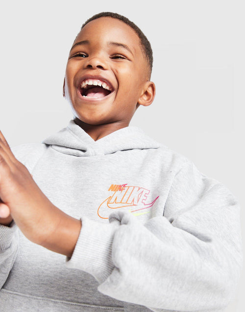Glow Repeat Swoosh Hooded Tracksuit Children