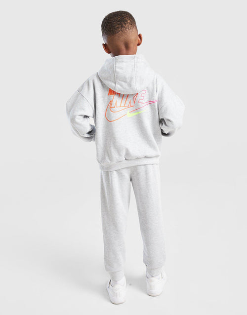 Glow Repeat Swoosh Hooded Tracksuit Children