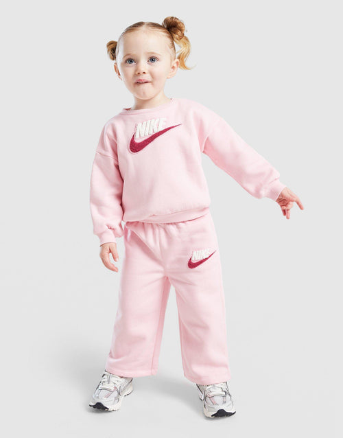Girls' Chenille Crew Tracksuit Infant