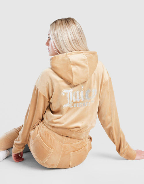 Girls' Crop Full Zip Flare Tracksuit Junior