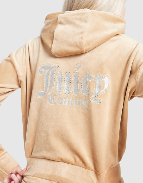 Girls' Crop Full Zip Flare Tracksuit Junior