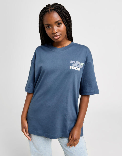 Run Club Graphic Boyfriend T-Shirt