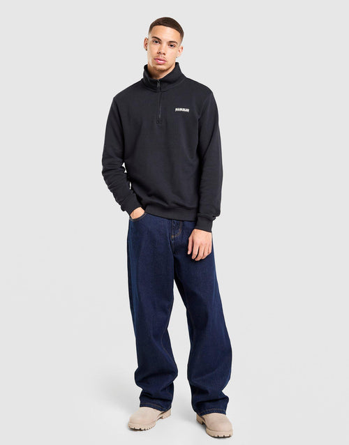 Left Chest Terry 1/2 Zip Sweatshirt