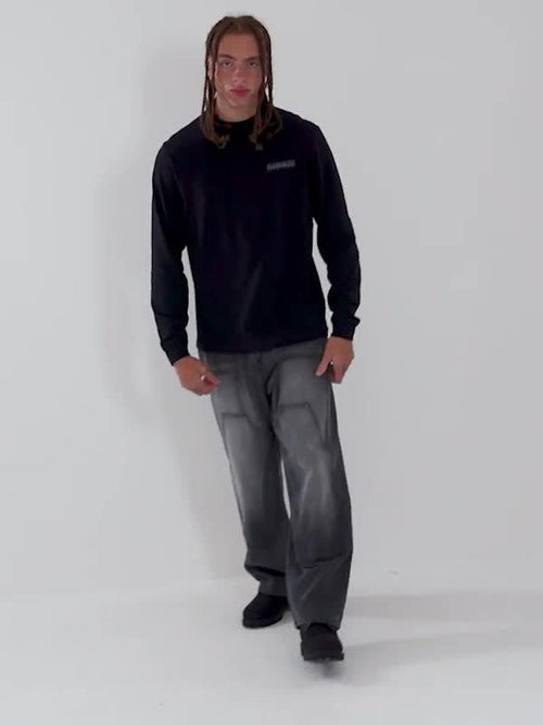 Back Graphic Long Sleeve T-Shirt