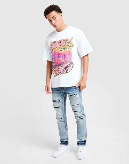 Paze Slim Ripped Jeans
