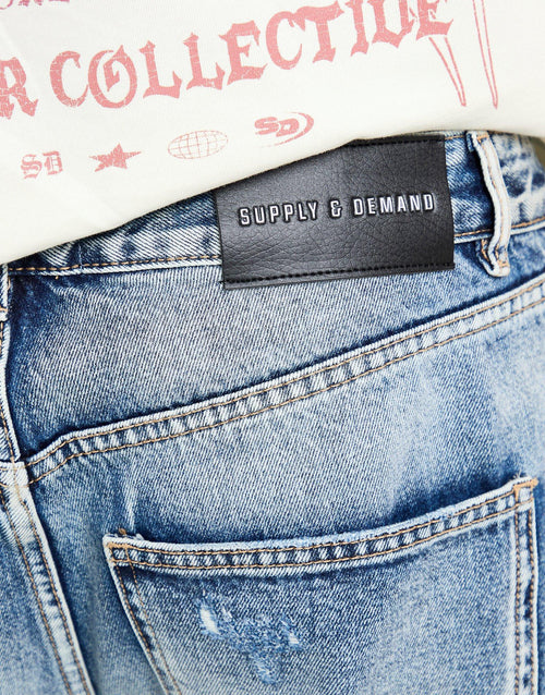 Etch Relaxed Ripped Jeans
