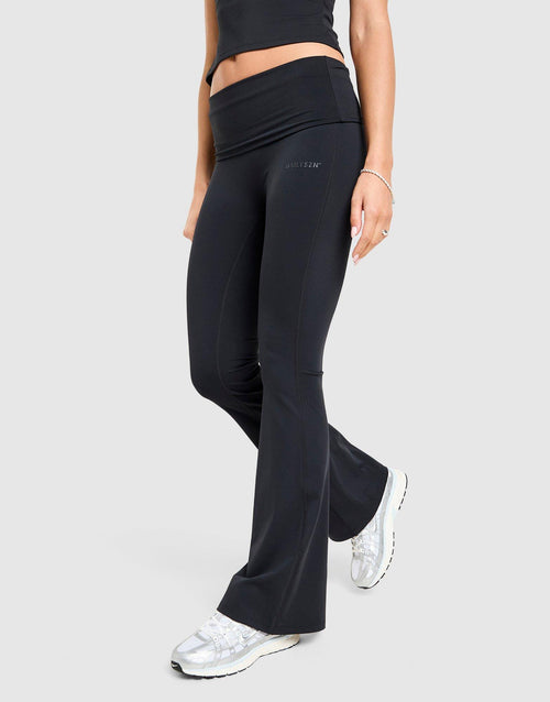 Foldover Flare Leggings
