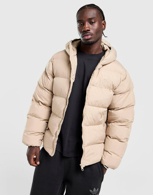 Tonal Hooded Puffer Jacket