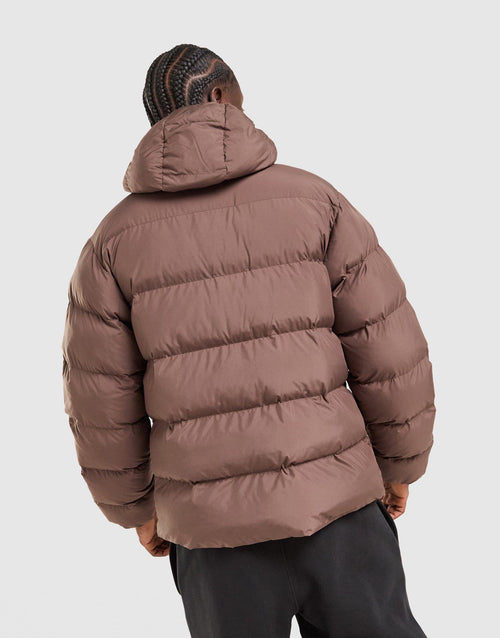 Tonal Hooded Puffer Jacket