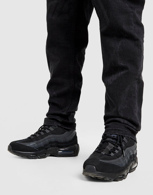 Ironchrome All Over Print Denim Jeans