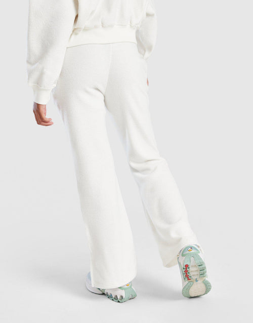 Girls' Cosy Fleece Wide Joggers Junior