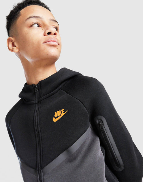 Tech Colour Block Full Zip Hoodie
