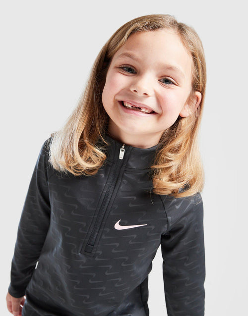 Girls' Swoosh Pacer 1/2 Zip/Leggings Children's