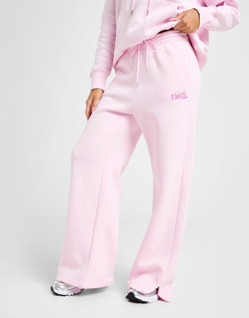Bubble Graphic Wide Leg Joggers