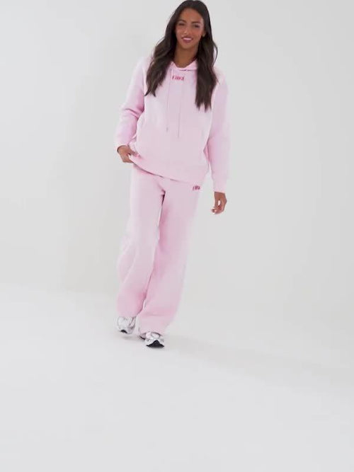 Bubble Graphic Wide Leg Joggers