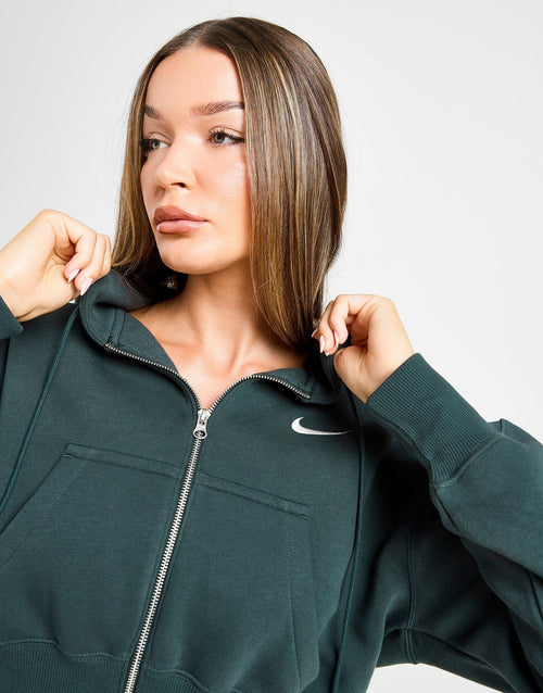 Phoenix Crop Full Zip Hoodie