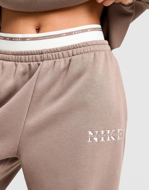 Graphic Swoosh Oversized Joggers
