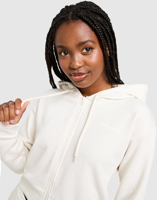 Logo Cropped Hoodie