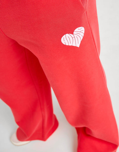Heart Wide Leg Joggers