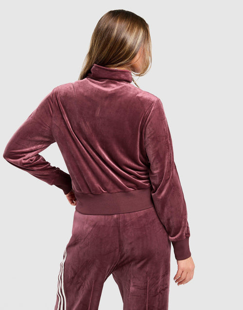 Velour 3-Stripes Track Top