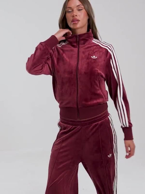 Velour 3-Stripes Track Top