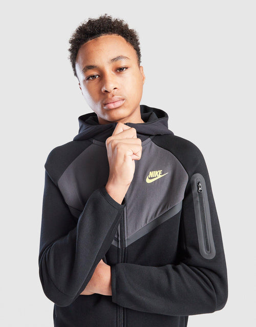 Tech Mix Full Zip Hoodie Junior's