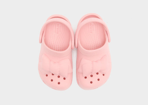 Classic Velvet Bow Clog Infant