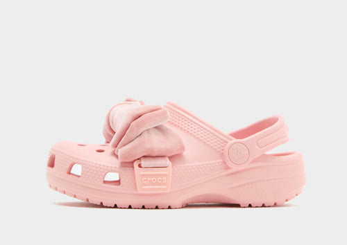 Classic Velvet Bow Clog Children