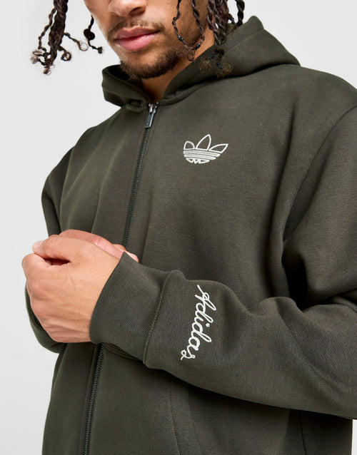 Chain Stitch Full Zip Hoodie