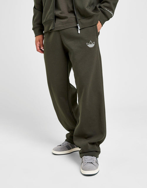 Chain Stitch Open Hem Joggers