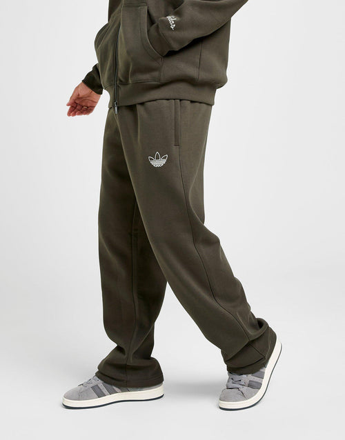 Chain Stitch Open Hem Joggers