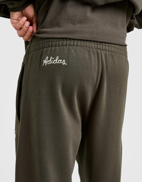 Chain Stitch Open Hem Joggers