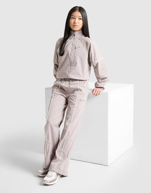 Girls' Woven Wide Leg Tracksuit Junior