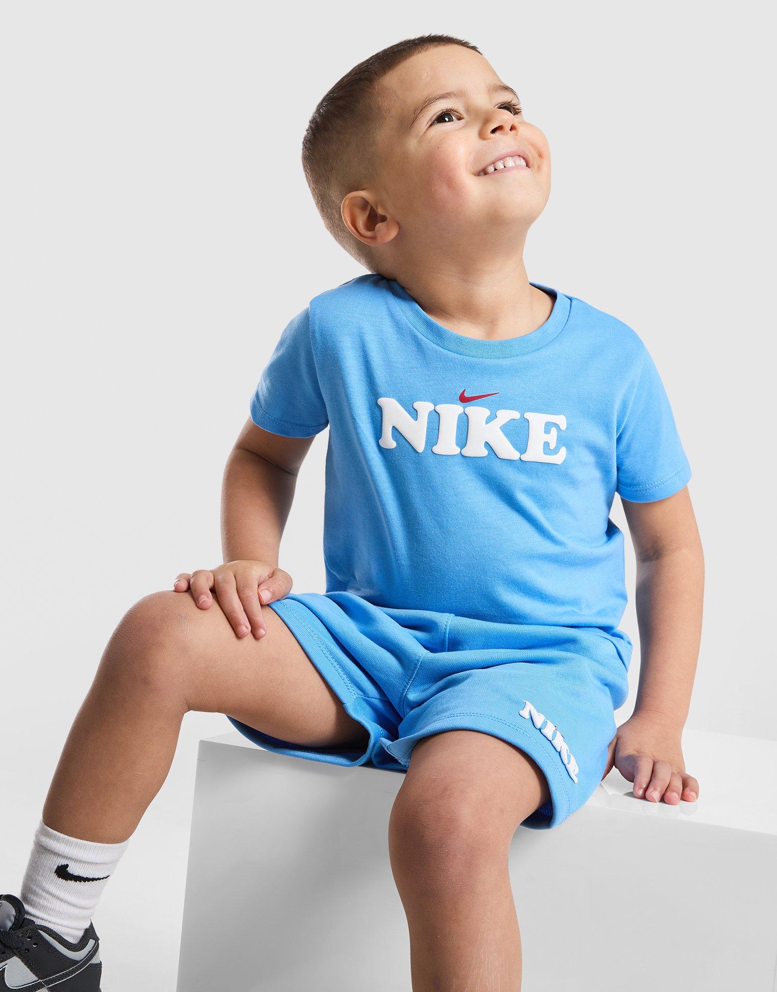 Blue Nike Graphic T-Shirt/Shorts Set Infant - JD Sports Singapore