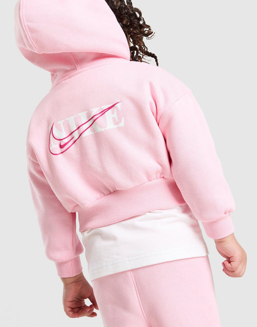 Girls' Graphic Full Zip Hooded Set Infant