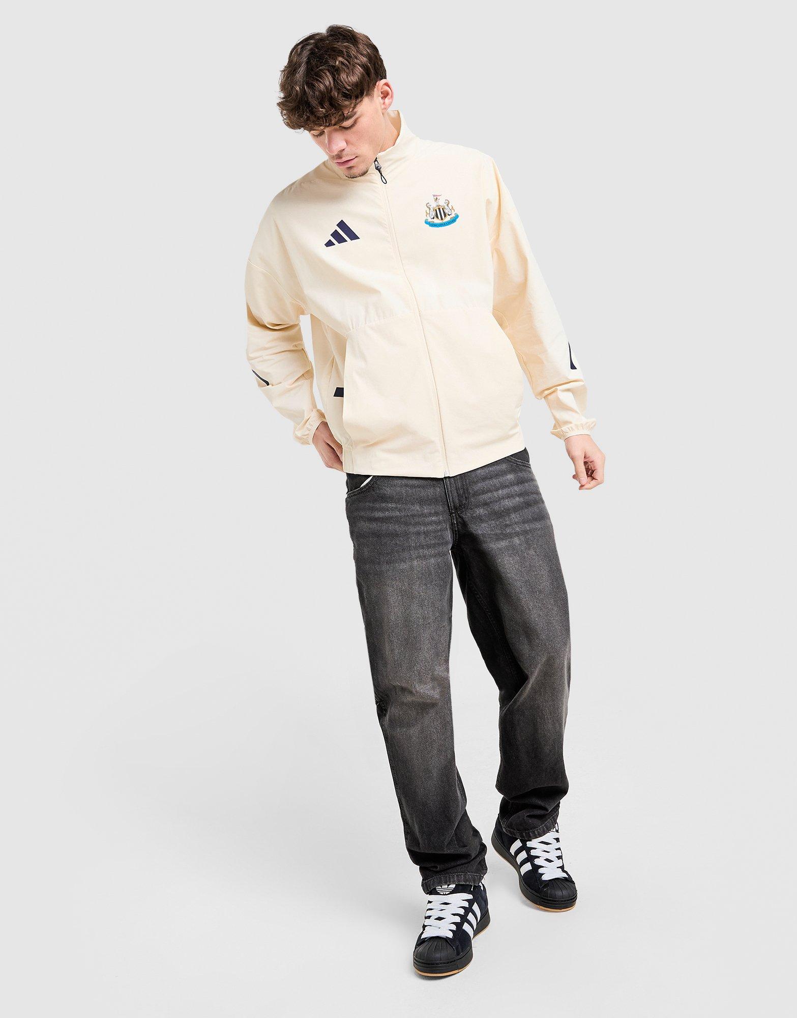 White adidas Newcastle United Anthem Jacket - JD Sports Singapore