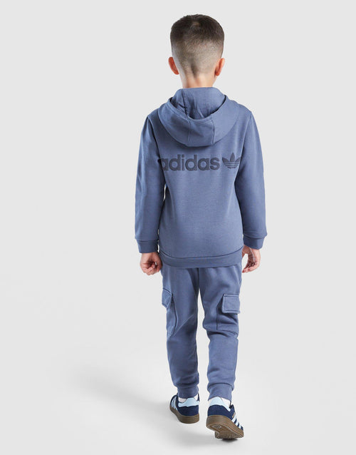 Essential Overhead Hooded Tracksuit Children's